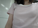 森马（Semir）短袖t恤女短款假两件百搭上衣25夏装显瘦U领套头衫109325100015 实拍图