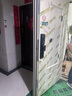 欧帝乐（OUDILE）通风4级防盗门入户门+奶油风加厚门扇透气通风门窗暗铰链+指纹智能锁 全自动智能锁 2050*860/960 实拍图
