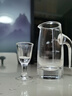DKO白酒杯分酒器100ml套装酒壶小酒杯洋酒杯 白酒家用二两白酒杯酒盅 10ml茅T杯6+100ml带把分酒器6 实拍图