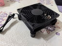 Thermalright(利民) TL-C12C 黑色12cm入门级风压扇 经典磁稳S-FDB轴承 50CM 4PIN串接PWM接头 1550转速 实拍图