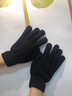 卡帝乐鳄鱼羊毛保暖手套男秋冬季加厚针织毛线手套男士骑行开车防寒触屏手套 实拍图