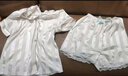 浪莎（LangSha）冰丝睡衣女纯欲风高级感短袖大码短裤凉感情人节可外穿薄款家居服 实拍图