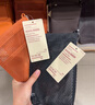 无印良品（MUJI）再生聚酯纤维 双拉链包收纳袋 居家旅行数据线小收纳包便携零钱包 橙色/S/长13.5*宽10cm 实拍图