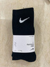耐克(NIKE)袜子男子 速干透气运动袜 中筒袜三双装SX7676-010黑M 实拍图