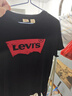 Levi's李维斯情侣美式宽松印花时尚简约舒适潮流纯棉圆领短袖T恤 灰色 002A0-0003 2XL 实拍图