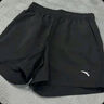 安踏速干|运动短裤女士夏季款冰丝凉感透气健身跑步训练瑜伽五分裤子 【速干-斜插口袋】黑色7505-1 M 实拍图