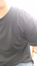 班尼路（Baleno）冰丝短袖男夏季薄款透气男士t恤休闲网眼速干运动五分半袖上衣潮 实拍图