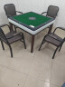 政德馨麻雀麻将机专用椅子靠背棋牌椅子凳子棋牌室椅家用麻将椅子餐馆椅 400斤黑架香滨皮【4张起发 不可调节 固定扶手 实拍图
