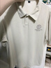 班尼路美式polo衫男款夏季潮牌华夫格宽松大码短袖男士重磅翻领上衣服潮 【华夫格】-浅米#纯色 XL 【肌理质感 亲肤透气】 实拍图