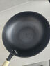 康巴赫铁锅无涂层炒锅精铁炒菜锅电磁炉燃气灶通用锅具32cm 实拍图