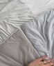 雅鹿·自由自在 抗菌纤维空调被春秋夏凉被子夏季150x200cm 浅灰 实拍图