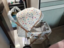 智儿乐婴儿车0-3岁可折叠四轮避震新生儿推车双向推行高景观婴儿推车 奢华版-奶昔白【可坐可躺+餐盘】 实拍图