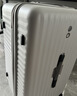 爱可乐（Echolac）超大容量拉杆箱方形旅行箱TSA密码锁箱行李箱PC183K浅灰色26吋 实拍图