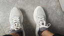 361°男鞋运动鞋男春季新款凌云跑步鞋轻质网面透气软底361休闲鞋子男 羽毛白/光子灰 41 实拍图