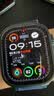 蓝猩先生适用Apple Watch Ultra4/3/2/1保护膜苹果手表钛合金边框iWatch4手表膜贴膜神器钢化膜保护套 iWatch Ultra【边框 | 钛黑】 实拍图