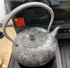 山本堂日本进口砂铁壶纯手工铁壶煮茶器铸铁泡茶壶家用煮茶壶套装 扁の樱砂铁の原装木盒の收藏证书 慢工佳品 实拍图