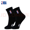 NBA袜子男士夏季休闲运动袜吸汗无骨精梳棉袜刺绣训练跑步篮球袜3双 实拍图