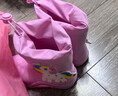 牧萌儿童雨鞋男童女童防水立体宝宝防滑耐磨卡通雨靴 粉色独角兽 15码 实拍图