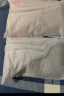 三利抗菌加厚毛巾2条A类吸水男女洗脸洗澡家用干发大面巾  棕/灰 实拍图