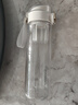 富光一键弹盖磁弹泡茶杯Tritan材质茶水分离杯塑料水杯子白色720ml 实拍图