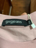 gxg.jeans男装 多色趣味印花时尚简约圆领短袖T恤 灰粉色 185/XXL 实拍图