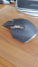 罗技（Logitech）大师系列 MX Master 3S 无线蓝牙鼠标 人体工学 办公 静音鼠标 高端 石墨黑 带无线接收器 实拍图