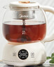 美的（Midea）煮茶器煮茶壶花茶壶 养生壶迷你恒温电热水壶蒸茶器喷淋式316L不锈钢烧水壶黑茶茶具1升YSTM-Z11 实拍图