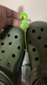 卡骆驰crocs洞洞鞋贝雅男鞋女鞋轻便耐磨一脚蹬拖鞋休闲鞋|10126 军绿色-309 41 /42(260mm) 实拍图