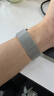 顺丰适用苹果手表iWatchS11apple米兰尼斯表带金属S9运动10/9/8se 官款银 适用iWatch S11/10【42mm】 实拍图