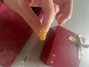 周六福爆闪方糖黄金耳钉耳饰女生日礼物计价A0913173一对约2.05g 实拍图
