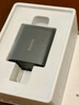 倍思双口充电头USB插座多口快充5V2A/1A充电器插头 适用iPhone15/14/13华为小米安卓手机iPad平板 黑 实拍图