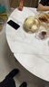 全友家居餐桌椅组合套装现代简约多功能吃饭桌家用小户型岩板圆桌子 中灰|1.3m功能桌+峦山硬面椅*6新 实拍图