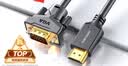 晶华HDMI转DVI连接线4K60Hz DVI转HDMI高清线 双向互转笔记本电脑投影仪显示器视频转换线1.5米H223E 实拍图