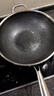 赫巴兹（HZIB）德国不粘锅316不锈钢炒锅炒菜锅具少油烟平底炒锅电磁炉燃气通用 双面屏+玻璃盖内径32外径 34cm 实拍图