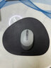宜适酷（EXCO）黑色圆三角皮质鼠标垫小号笔记本电脑办公桌垫防水皮革电竞游戏垫方便携带可水洗0395 实拍图