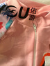 佑游儿童泳衣女中大童女孩游泳衣训练连体速干游泳装32625粉色短袖L 实拍图