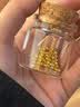 喜上眉梢足金999重工古法金珠散珠3D硬金光面磨砂黄金转运珠圣诞节礼物女 1.75g【4mm重工古法珠约七颗】 实拍图