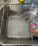 奥美优厨房水槽置物架碗架不锈钢可伸缩沥水碗碟篮洗菜盆水池收纳架25cm 实拍图