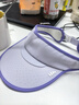 蕉下（beneunder）蕉下儿童防晒帽遮阳太阳帽子男女童空顶运动棒球帽DS56824浅月紫 实拍图