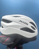 喜德盛自行车骑行头盔男女公路车山地车气动型安全帽黑客AD配件CRTK-001 白色头盔 L码推荐头围57-61CM 实拍图