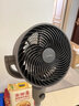 美的电风扇 空气家用落地扇立式节能风扇轻音低噪小型电扇卧室宿舍台式摇头 循环扇 风扇 实拍图