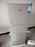小黄鸭 218L 三门冰箱小型家用电冰箱三温区中门软冷冻 一级能效节能省电低音超薄 迷你宿舍租房 152L 冷冻室两层【一级能效】银色 实拍图