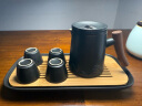 茶沿旅行茶具 整套便携式户外露营茶具套装茶水分离泡茶一壶四杯7件套 实拍图