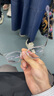 依视路（ESSILOR）男女款商务超轻镜框可配依视路镜片光学近视定制防蓝光平光眼镜 钛+金属-全框-4008BK-黑色 镜框+依视路A4防蓝光1.56现片 实拍图