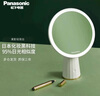 松下（Panasonic） led化妆镜带灯梳妆镜智能化妆镜子带灯便携补光美妆镜圣诞节礼物 简约白 实拍图
