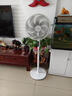 美的（Midea）【飓风节能】七叶柔风立式电风扇/家用轻音落地扇/台式小型风扇/大风力遥控定时摇头风扇 SAH35BSJ 实拍图