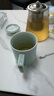 平仄茶杯茶水分离陶瓷杯青瓷泡茶杯陶瓷马克杯办公室高颜值水杯300ml 实拍图
