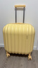 artrips行李箱女20英寸拉杆箱旅行箱耐磨抗摔登机箱面包款密码箱 乳酪黄 实拍图