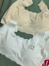 FitonTon2件装少女内衣运动内衣初高中学生发育期女童内衣无痕小背心肤+白 实拍图