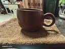 宜兴原矿紫砂小口杯纯手工品茗杯主人杯大红袍带把功夫茶杯 实拍图